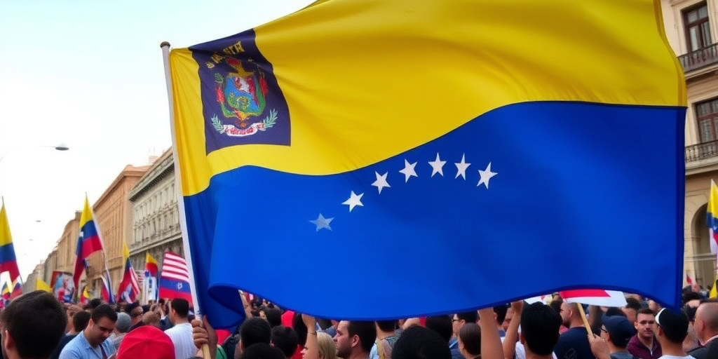 Protesta pro‑Maduro a Bologna: attivisti bruciano bandiera degli Stati Uniti