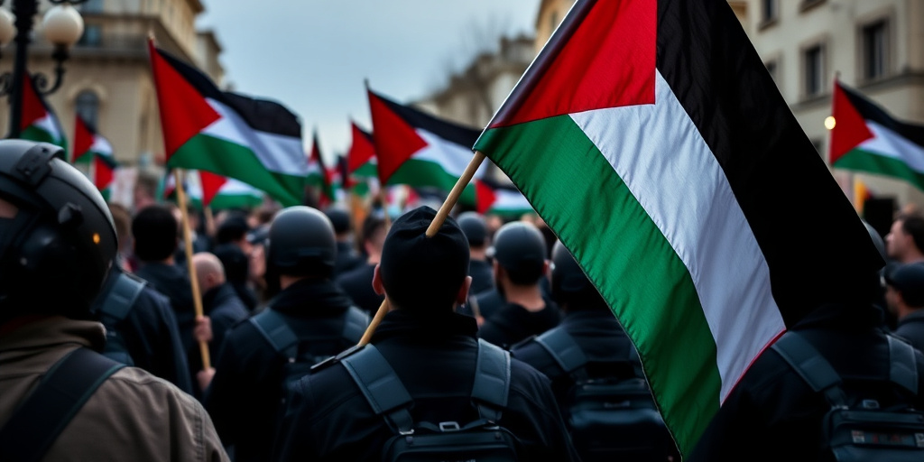 Protesto di solidarietà con i manifestanti pro Palestina: 37 attivisti denunciati dopo la manifestazione precedente