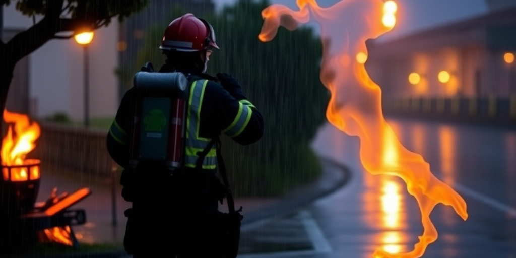 Puglia sotto allerta gialla: pioggia, venti forti e interventi dei vigili del fuoco per prevenire incendi