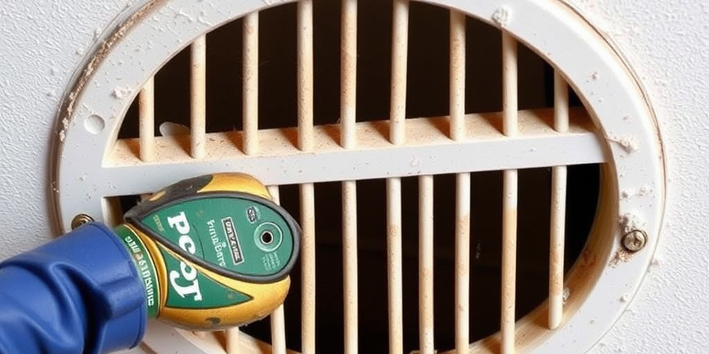 Questo puoi farlo: riparare una grata di ventilazione staccata con viti piccole