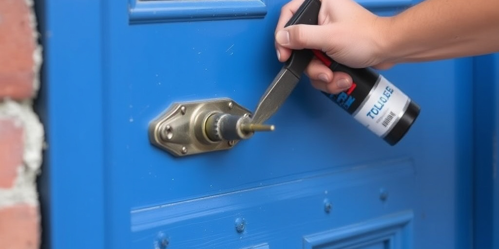 Questo puoi farlo: sigillare il telaio della porta con schiuma poliuretanica