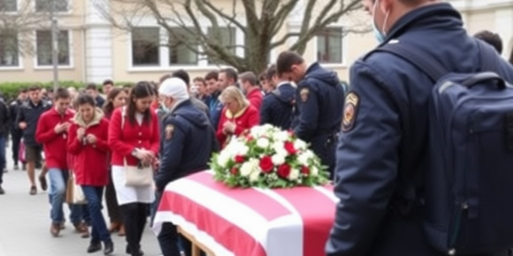 Ragazzo ucciso a scuola: funerali conclusi