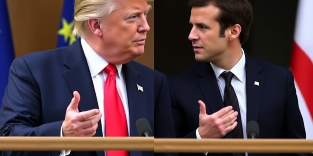 Reazioni europee alle politiche di Trump e alle proposte di sicurezza di Macron