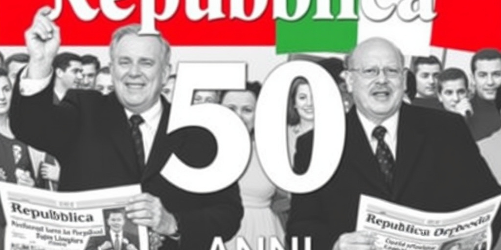 Repubblica celebra 50 anni: Ezio Mauro e Orfeo sottolineano l'importanza della democrazia