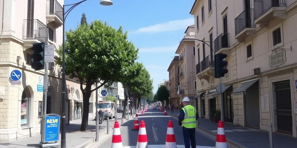 Riparazione del collettore fognario di Viale S. Francesco a Sassari: strada riaperta il 17