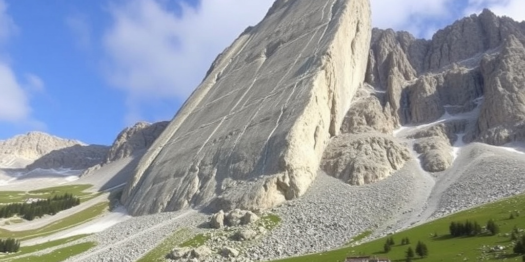 Roccia cade dal Monte Gran Sasso, nessun ferito