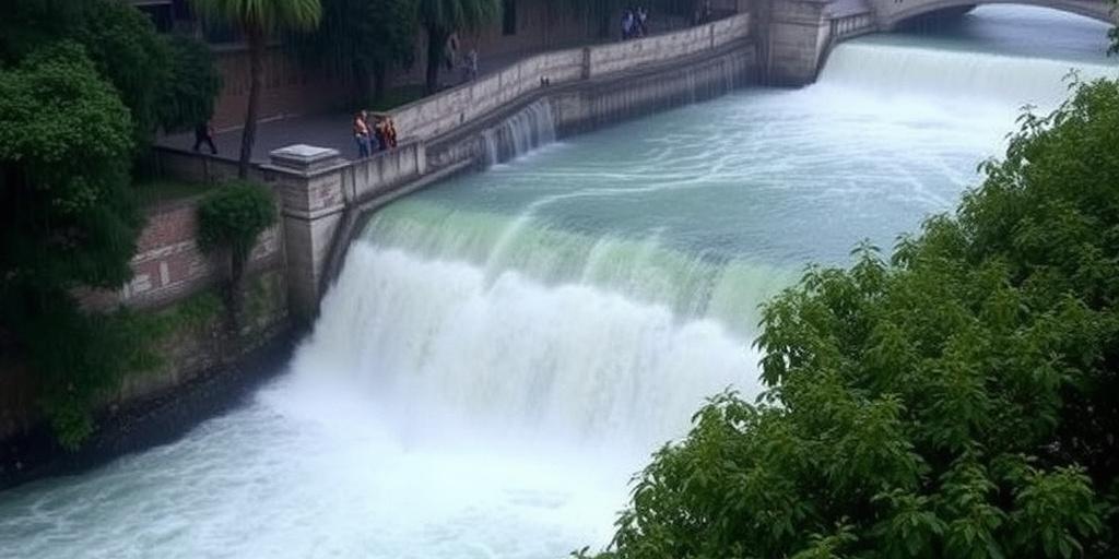 Roma: esondazione del torrente chiude ponte Bel Poggio, Polizia Locale interviene più di cento volte