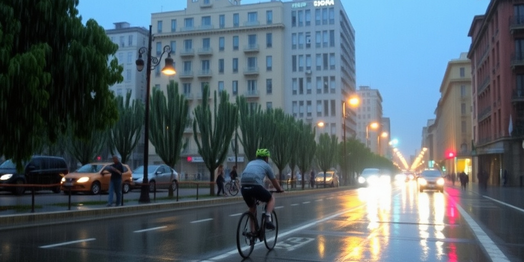 Roma: la ciclabile di Via Panama allagata per 48 ore di pioggia intensa