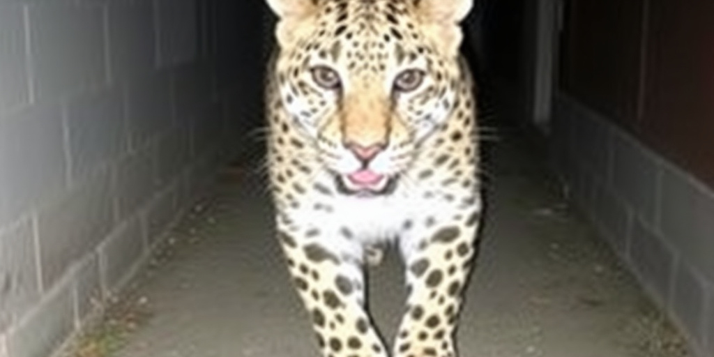 San Francisco: leopardo delle montagne catturato in sicurezza tra edifici residenziali