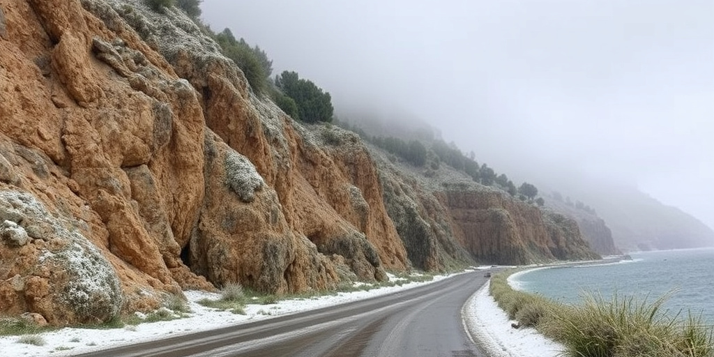 Sardegna sotto maltempo: allerta gialla, frane e chiusura strade nel Sulcis
