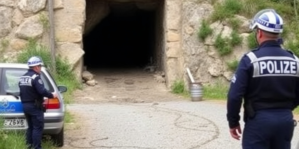 Scarpata distaccata a Aquila: tecnici e polizia intervenuti a Gignano