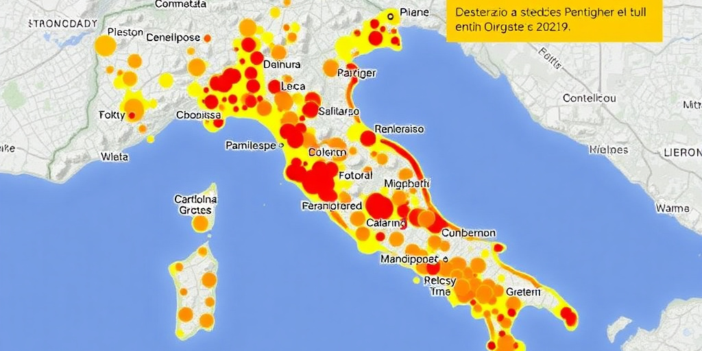 Segnalazione di bolide non confermata: Prisma non registra evento a Castellana Grotte e Lecce