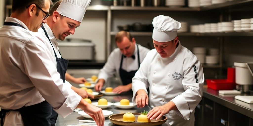 Sei chef stellati Michelin preparano pasti per la mensa della Caritas ad Alba