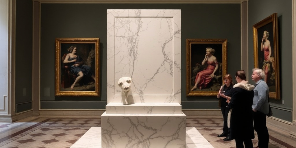 Sergio Vacchi dona “La telefonata di marmo” al Museo di Capodimonte: 35.000 visitatori e legame con Napoli