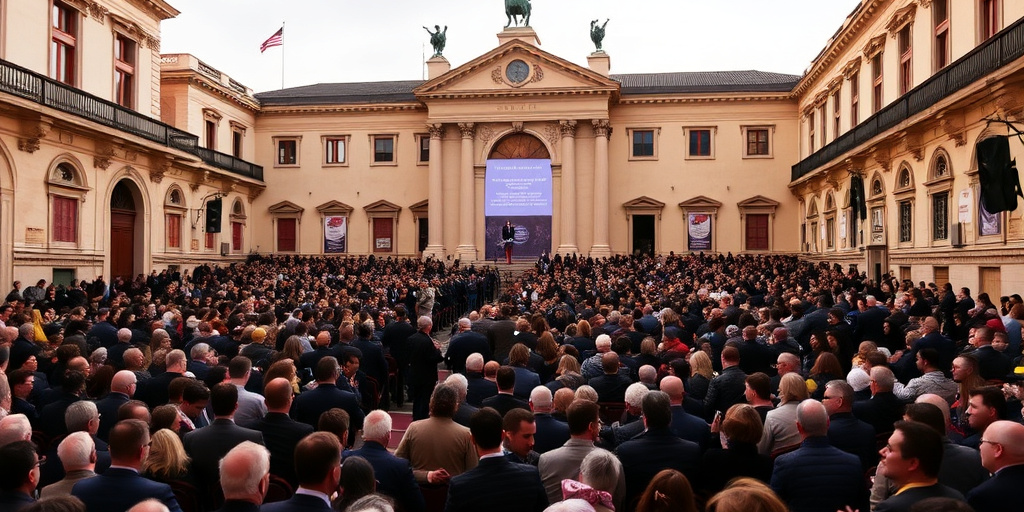 Sette migliaia di persone al Palazzo Ducale di Genova per la conferenza Democrazia alla prova