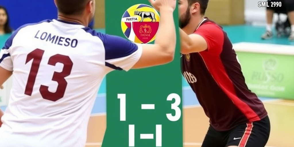 Smi Roma volley-Concorezzo: giallorossi sconfitti 1-3 nella prima partita dell'anno