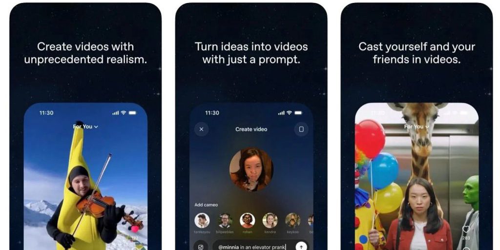 OpenAi Sfida TikTok e YouTube con il Lancio di Sora, la Nuova App di Condivisione di Video