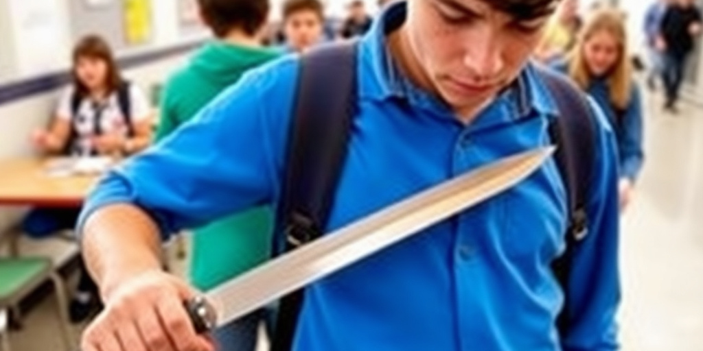 Studente ferito giocando con un coltello a scuola, denuncia alla questura