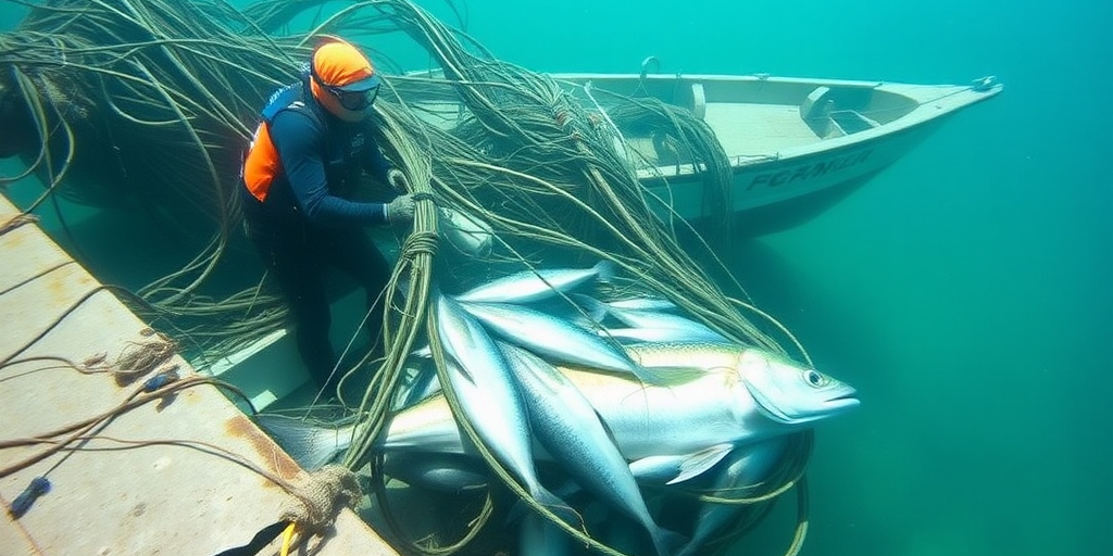 Taranto: reti di pesca illegali bruciate per proteggere l'ecosistema del Mar Piccolo