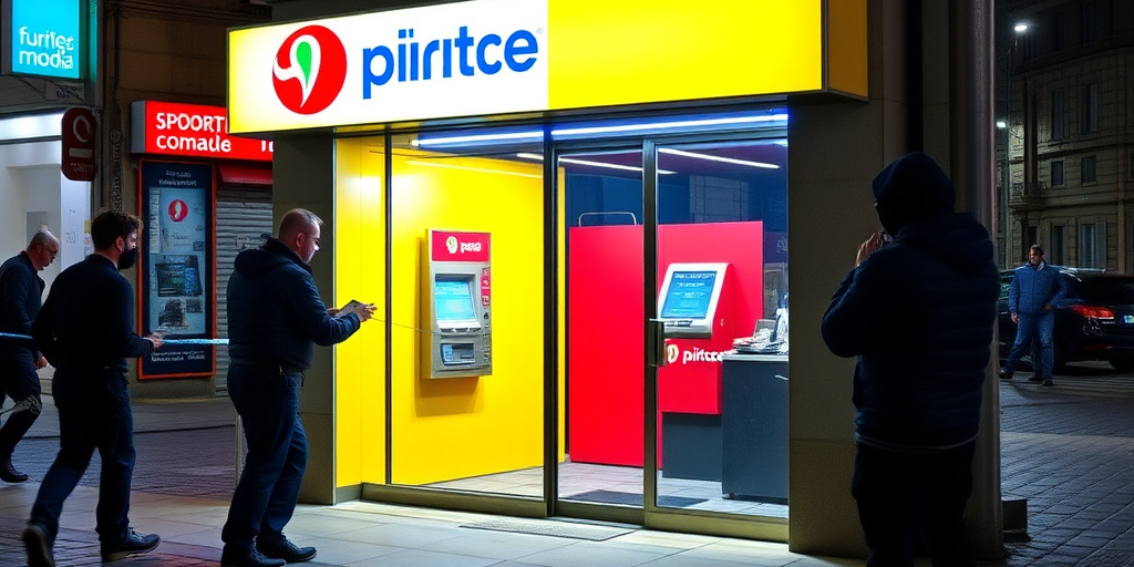 Tentativo di furto a sportello bancomat con esplosivo fallito a Cumiana, vicino Torino