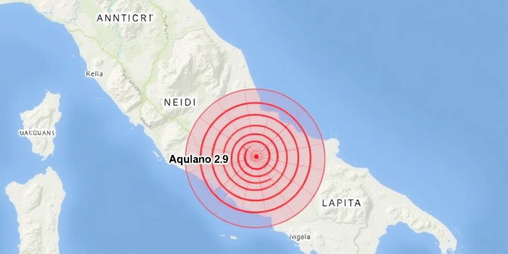 Terremoto di magnitudo 2,9 registrato nell'Aquilano, vicino ad Amatrice, al confine tra Abruzzo e Lazio