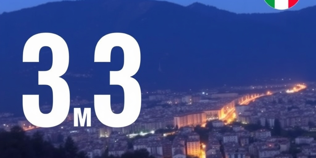 Terremoto di magnitudo 3,3 a Frosinone: paura ma nessun danno