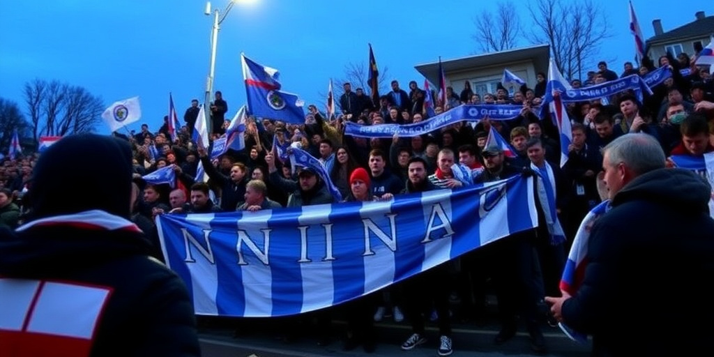 Tifosi del Napoli rapinano guardiano notturno di ex scuola di calcio, prendono le bandiere.