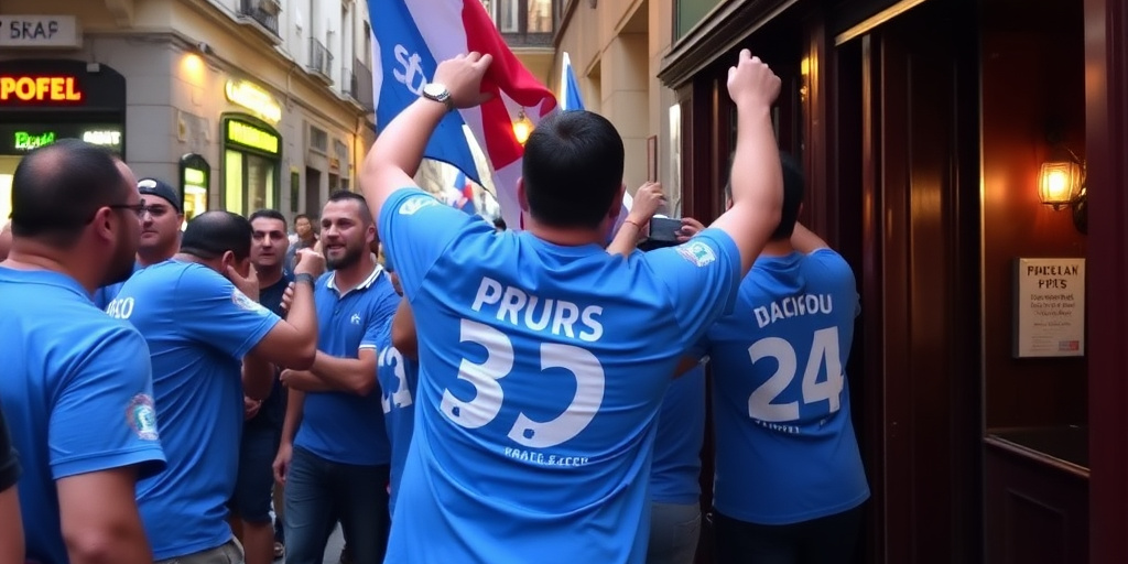 Tifosi del Napoli rompono vetri di pub di via Bisignano con mazze