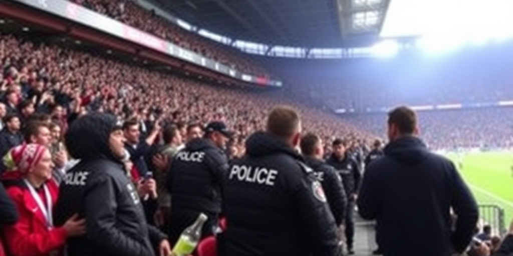 Tifoso arrestato all'Allianz Stadium per aver nascosto un bicchiere di spumante rubato