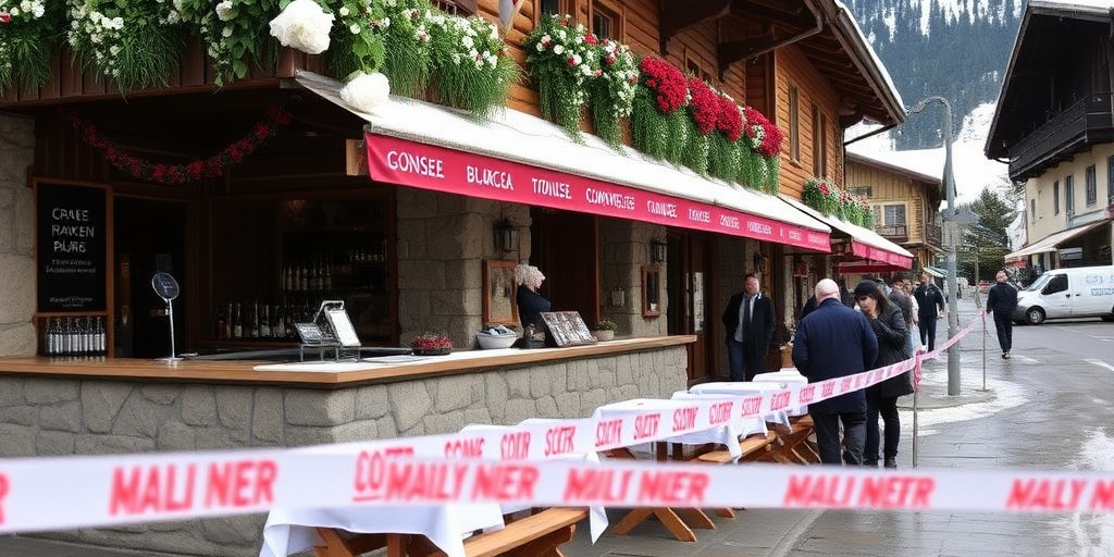 Tragedia a Crans‑Montana: proprietari del bar indagati per mancata sicurezza antincendio