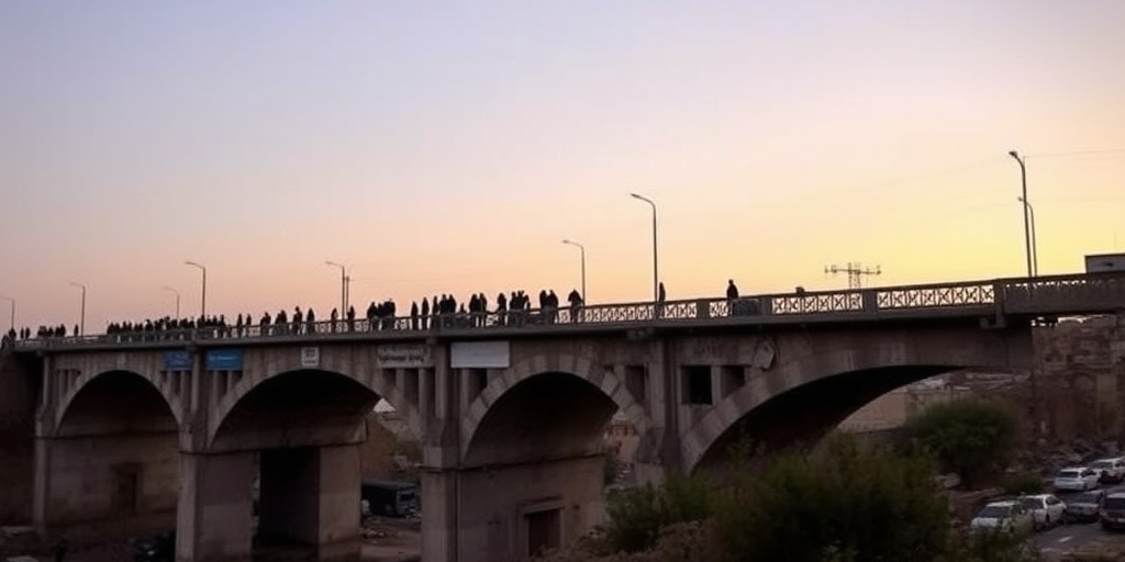 Tre ponti distrutti dalle forze curde a Deir al‑Harf, est di Aleppo