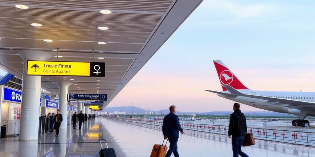 Trieste Airport registra 1,6 milioni di passeggeri, crescita del 25%