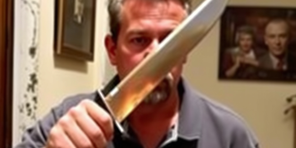 Uomo ferito con machete durante tentativo di furto in casa a Salerno