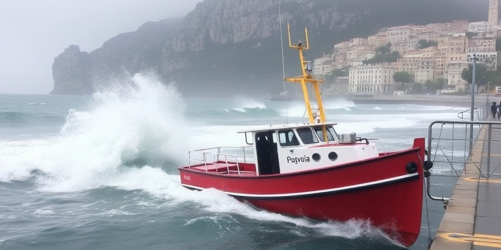 Vento forte e mare mosso interrompono i collegamenti tra Ischia e Procida