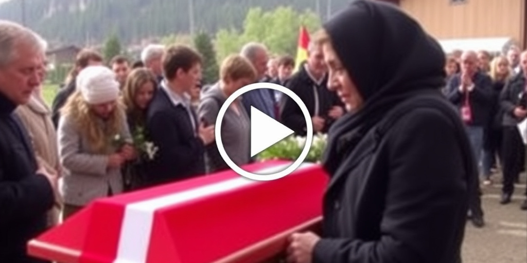 Video del funerale del 16enne morto a Crans‑Montana: la madre di Giovanni Tamburi parla a Bologna