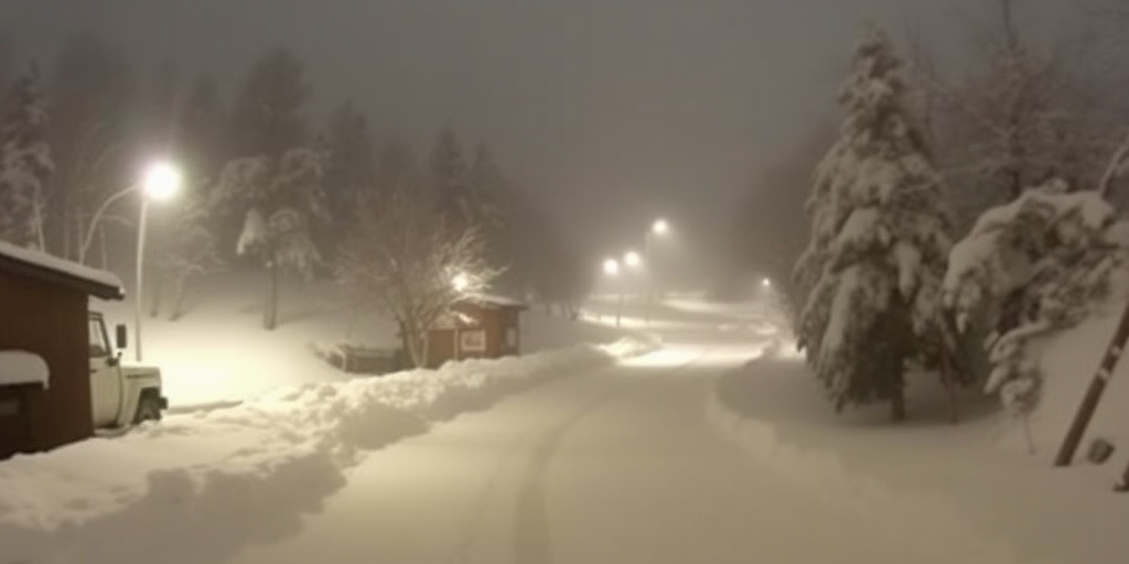 Video mostra bufera di neve sulla catena montuosa della Maiella (Abruzzo)
