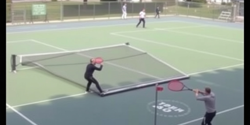 Video mostra crollo di struttura padel a Ciampino, generando paura tra i presenti