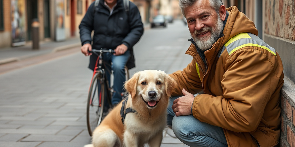 Volontaria cerca soluzione per uomo senza lavoro e il suo cane a Sesto San Giovanni