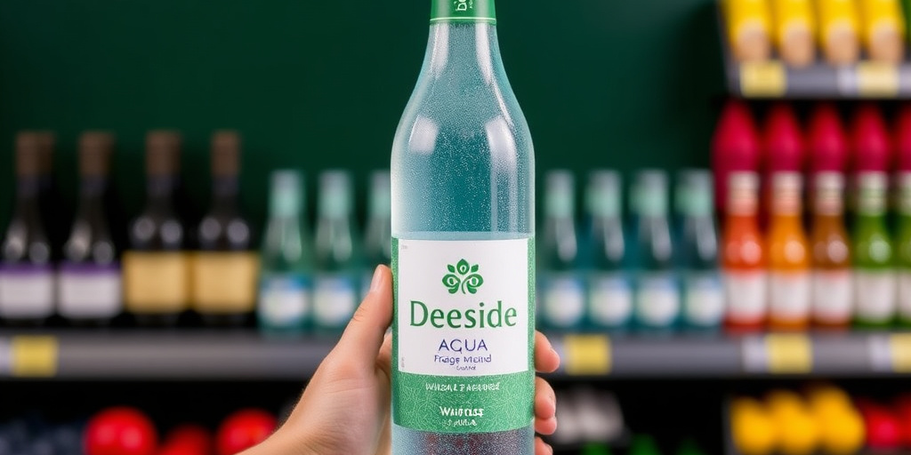 Waitrose avverte: evitare l’acqua Deeside per rischio di frammenti di vetro