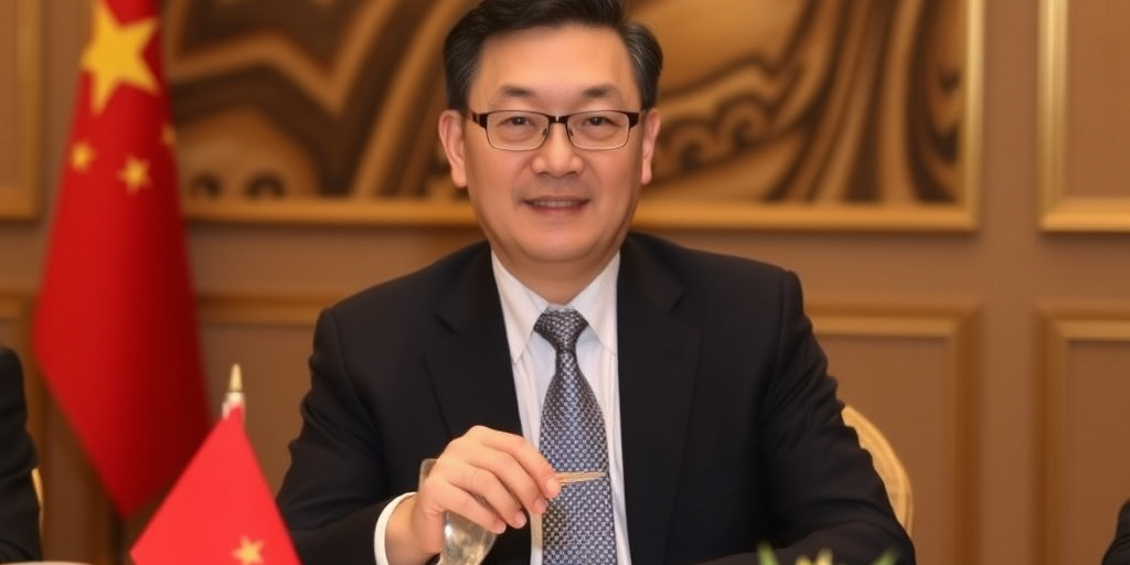 Wang Yong partecipa alla cena di ringraziamento annuale della Camera di Commercio Cina‑Stati Uniti a Pechino