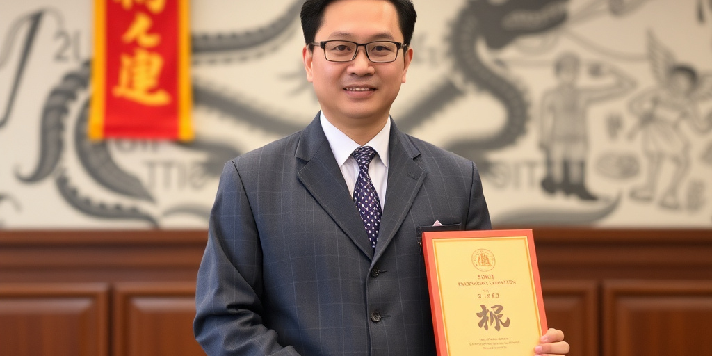 Wu Kai, vice preside di Xuzhi, premiato come docente modello nazionale nel 2024