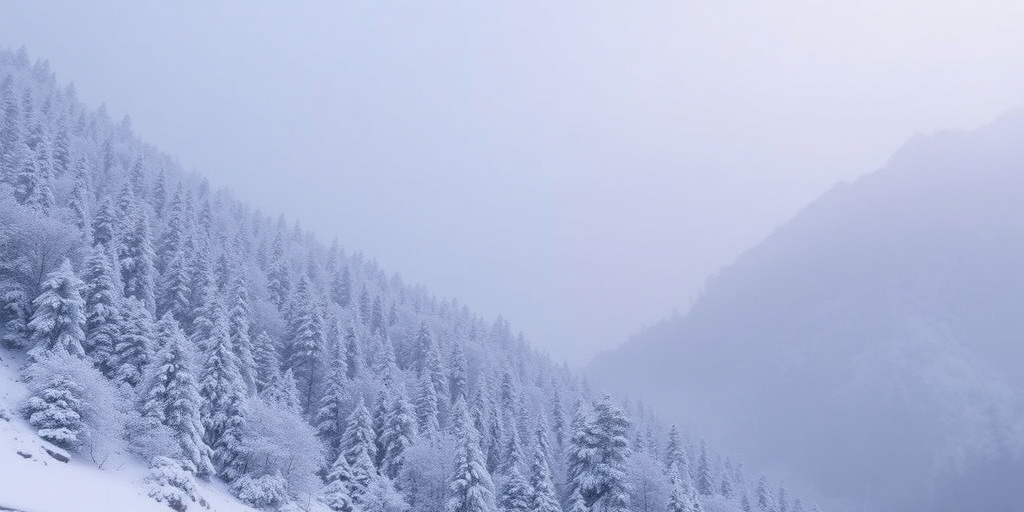 Xian Nü Mountain: la più grande nevicata dell'inverno al parco nazionale di Chongqing