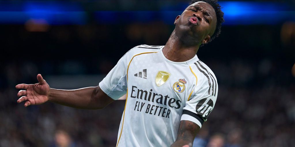 Vinicius segna gol decisivo per il Real Madrid: 32 gol nel 2024, 13 nel 2025