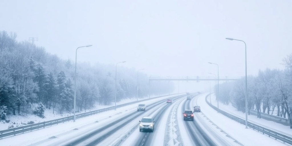 Zhejiang: prima neve del 2026 sulle autostrade, autorità attivano piani di sicurezza per Capodanno