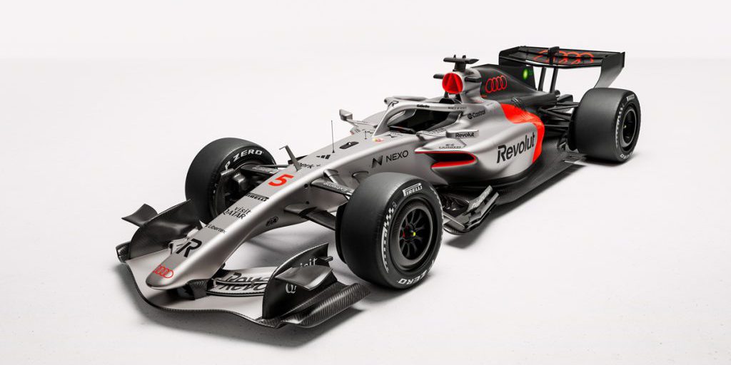 Audi testa la sua prima auto di Formula 1 a Barcellona, ma incontra un problema