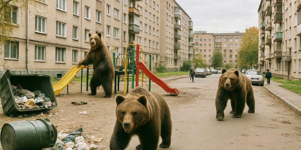 Стало известно о неожиданном нашествии медведей в российском городе