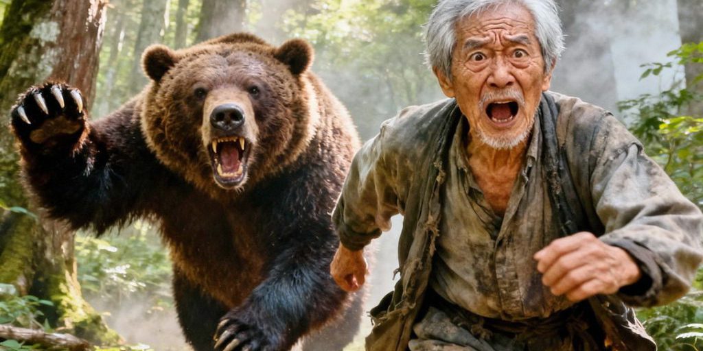 Медведь набросился на пожилого грибника в лесу и отгрыз ему голову