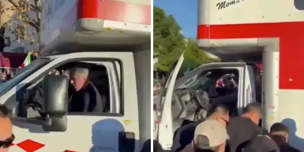 Camion colpisce manifestanti a Los Angeles, due feriti