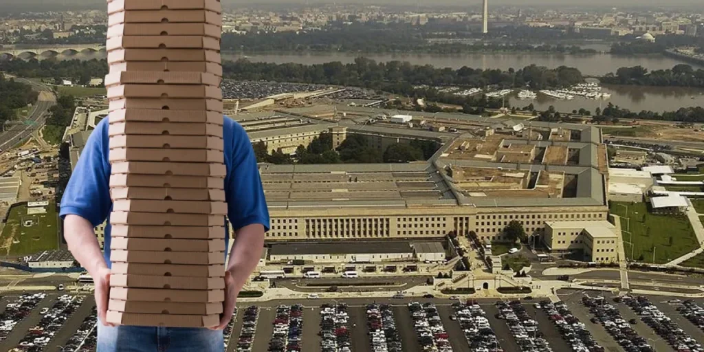 Ristoranti di pizza vicino al Pentagono più affollati di notte prima dell’attacco a Venezuela