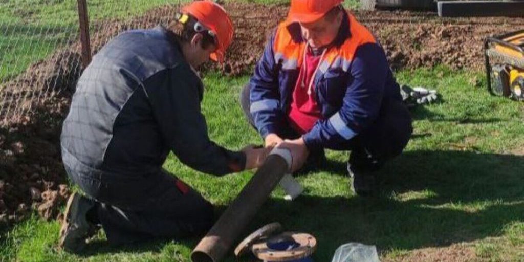 В херсонском селе Крестовка «Рязанский водоканал» отремонтировал скважину